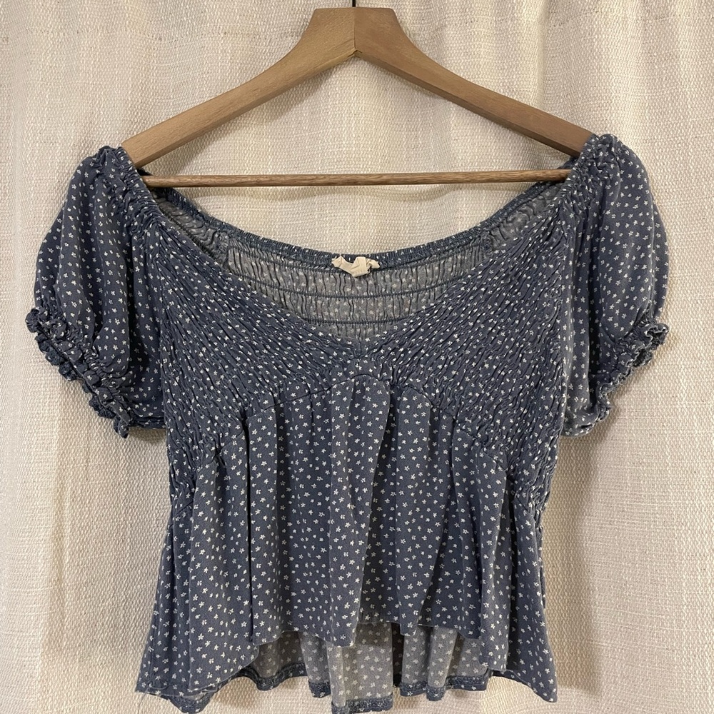 floral la hearts top!